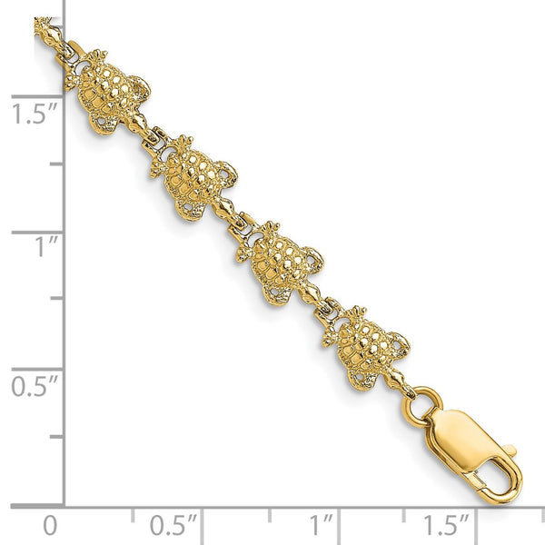14k Turtle Bracelet