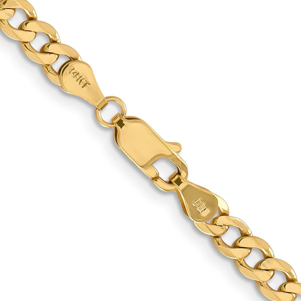 14k 4.75mm Flat Figaro Chain