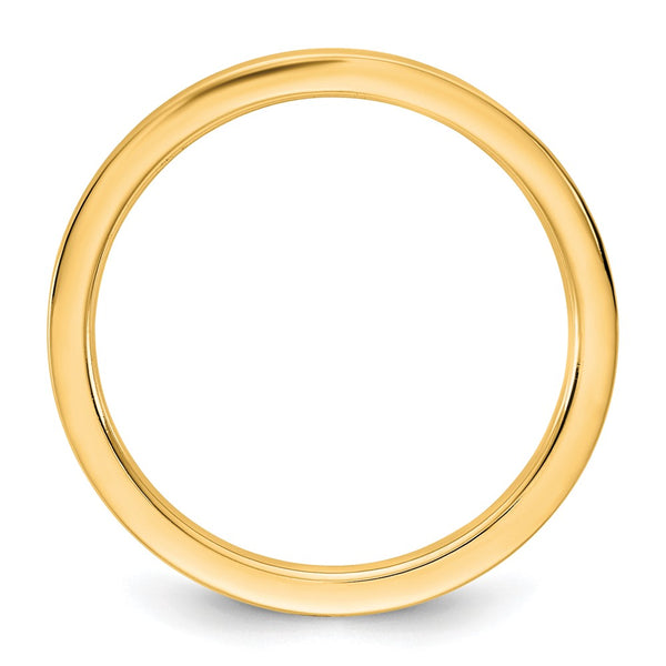 14KY 1.5mm Standard Flat Comfort Fit Band Size 11.5