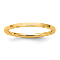 14KY 1.5mm Standard Flat Comfort Fit Band Size 11.5