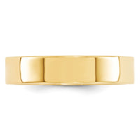 14KY 5mm Standard Flat Comfort Fit Band Size 4
