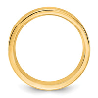14KY 5.5mm Standard Flat Comfort Fit Band Size 8.5
