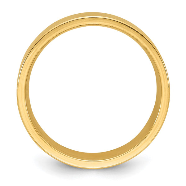 14KY 8mm Standard Flat Comfort Fit Band Size 11.5