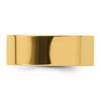 14KY 8mm Standard Flat Comfort Fit Band Size 4