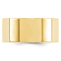 14KY 10mm Standard Flat Comfort Fit Band Size 8