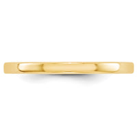 14KY 2mm LTW Flat Band Size 11