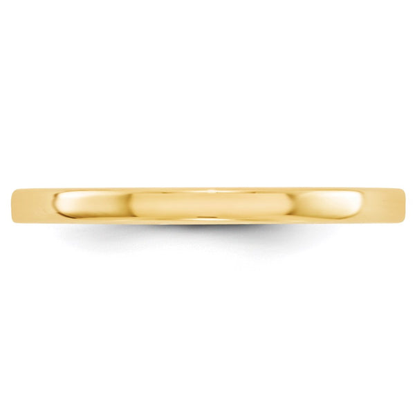 14KY 2mm LTW Flat Band Size 11