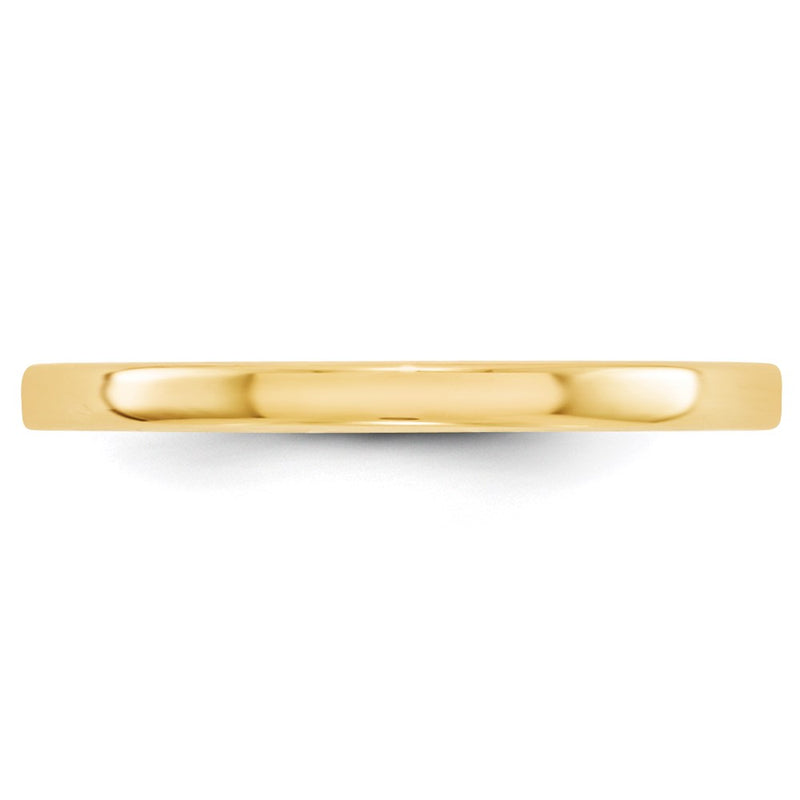 14KY 2mm LTW Flat Band Size 11
