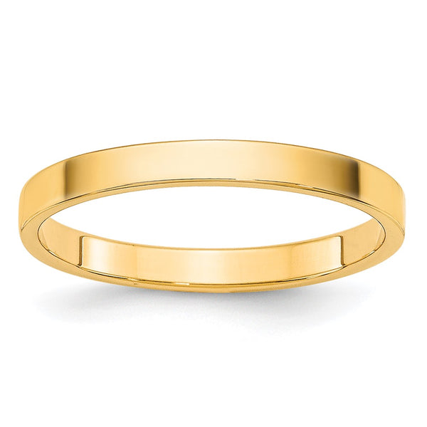 14KY 2mm LTW Flat Band Size 12