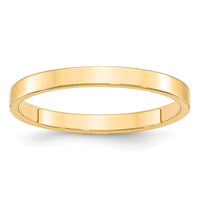 14KY 2.5mm LTW Flat Band Size 11.5