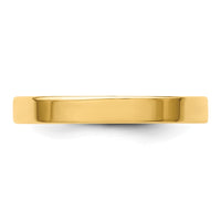14KY 3mm LTW Flat Band Size 12