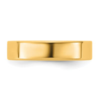 14KY 4.5mm LTW Flat Band Size 12.5
