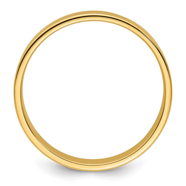 14KY 5mm LTW Flat Band Size 9