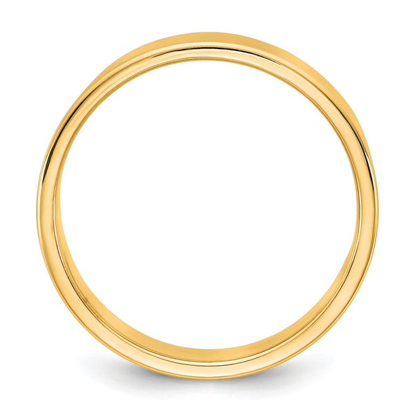 14KY 5.5mm LTW Flat Band Size 10.5