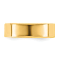 14KY 5.5mm LTW Flat Band Size 10.5