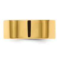 14KY 8mm LTW Flat Band Size 14