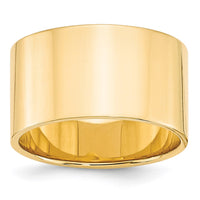 14KY 12mm LTW Flat Band Size 8.5