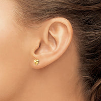 14k Madi K Children's Heart Post Earrings