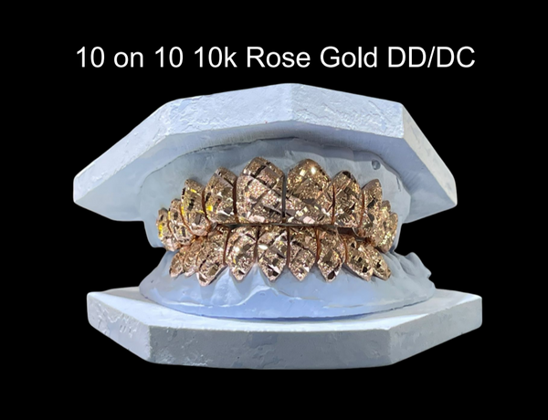 10 on 10 10k Rose Gold DD/DC
