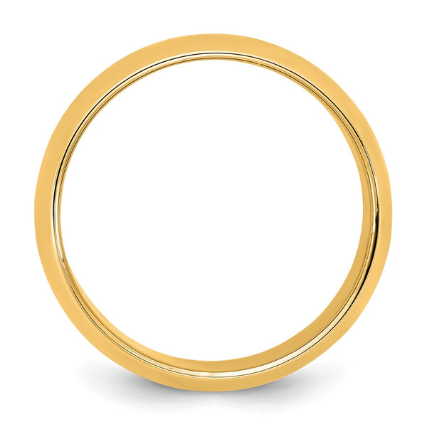 14KY 9mm Half Round Band Size 13.5