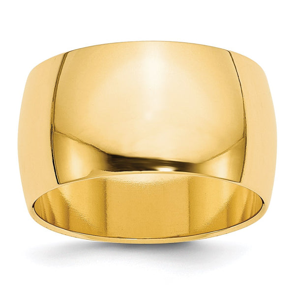 14KY 12mm Half Round Band Size 5