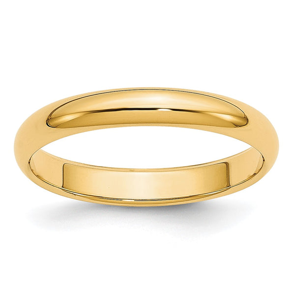 14KY 3mm LTW Half Round Band Size 5