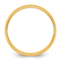 14KY 5.5mm LTW Half Round Band Size 5.5