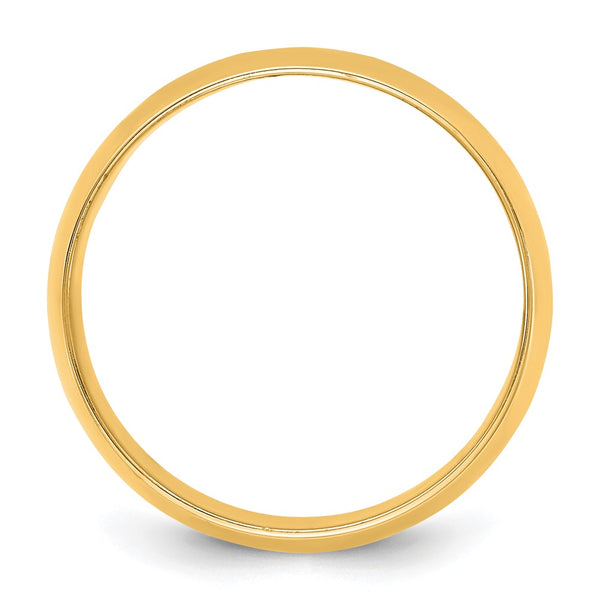14KY 10mm LTW Half Round Band Size 12.5