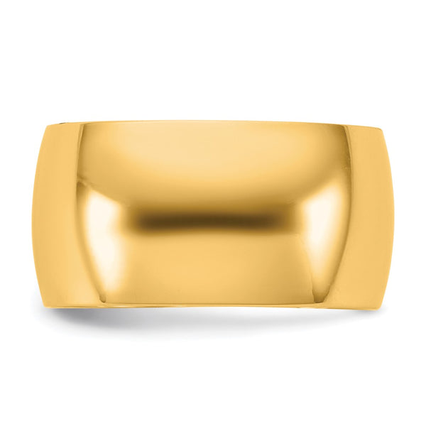 14KY 10mm LTW Half Round Band Size 4.5
