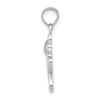 14K White Gold Little Girl Charm