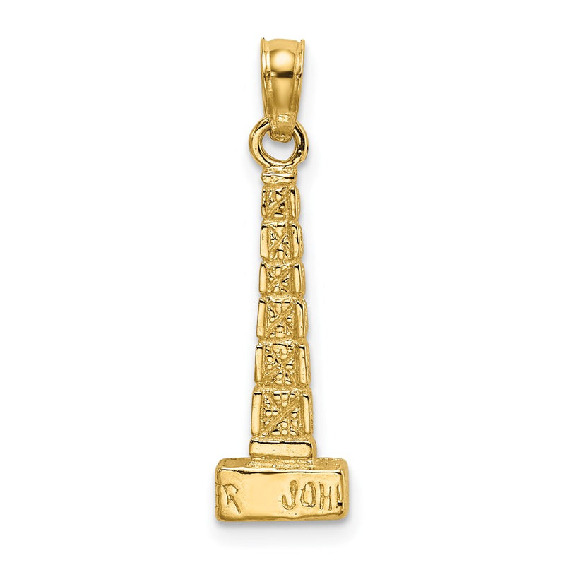 14K 3D John Hancock Building, Chicago Charm