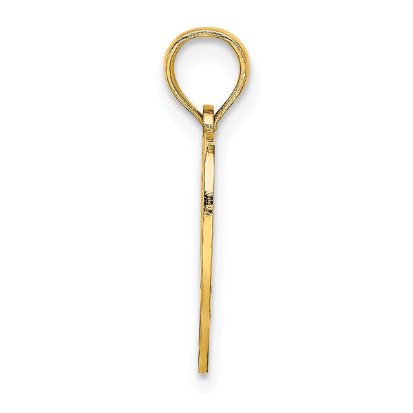 14K 16 Inside Heart Charm