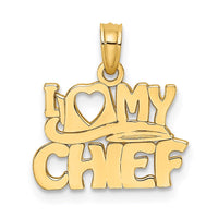 14k I LOVE MY CHIEF Charm