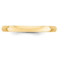 14KY 2.5mm Knife Edge Comfort Fit Band Size 4
