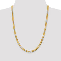 14k 5.9mm Lightweight Flat Cuban Chain