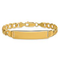 14k Curb Link ID Bracelet