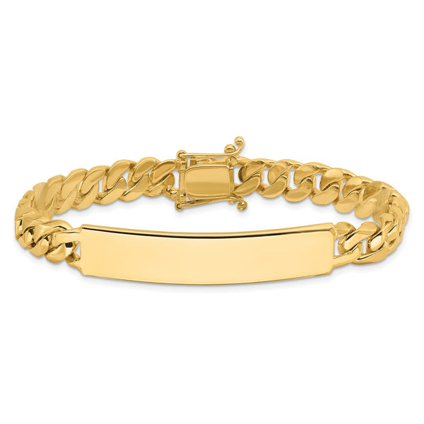 14k Hand-polished Curb Link ID Bracelet