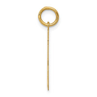 14k Medium Polished Number 13 Charm