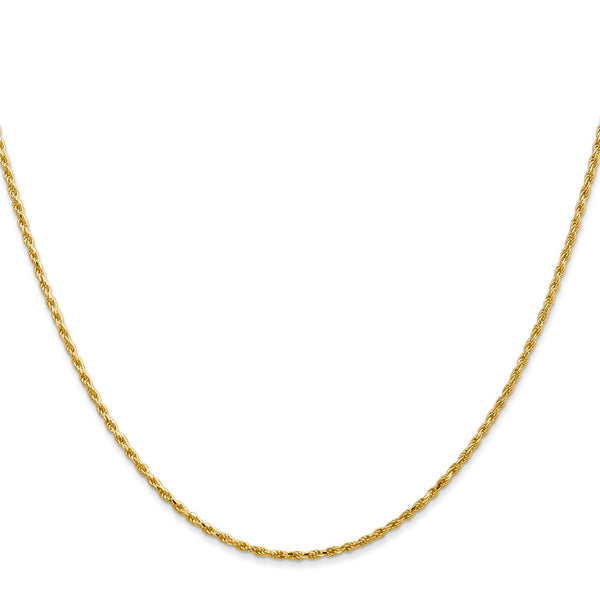 14k 1.3mm Solid D/C Machine-Made Chain