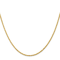 14k 1.3mm Solid D/C Machine-Made Chain