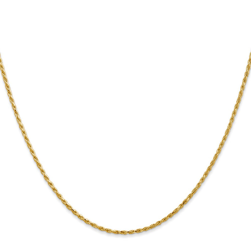 14k 1.3mm Solid D/C Machine-Made Chain