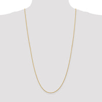 14k 1.3mm Solid D/C Machine-Made Chain