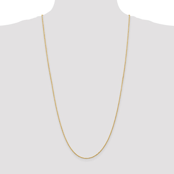 14k 1.3mm Solid D/C Machine-Made Chain