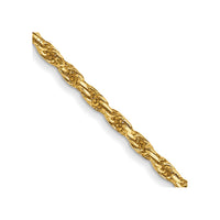 14k 1.3mm Solid D/C Machine-Made Chain