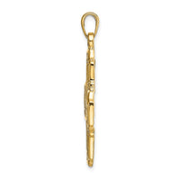 14k Four-Way Medal Pendant