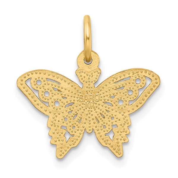 14k Butterfly Charm