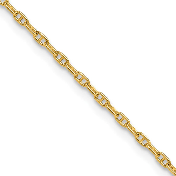 14k 1.5mm Mariners Link Chain
