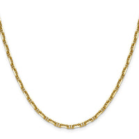 14k 3.5mm D/C Mariner Anchor Chain