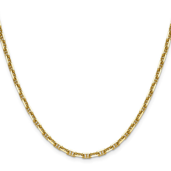 14k 3.5mm D/C Mariner Anchor Chain