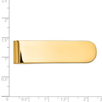 14k Men's Polished Money Clip